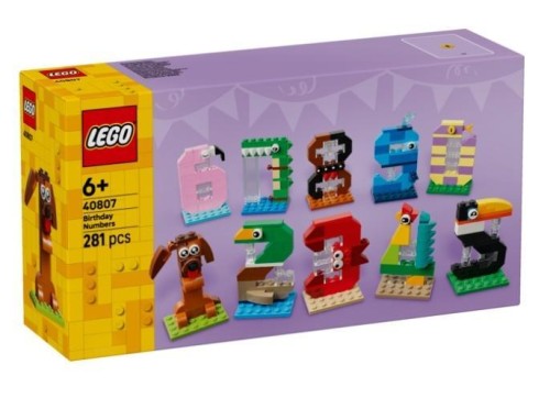 LEGO(R) ICONIC 40807 Birthday Numbers, LEGO(R)