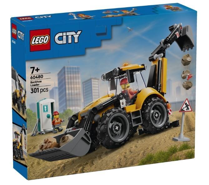 LEGO(R) CITY 60480 Yellow Backhoe Loader, LEGO(R)