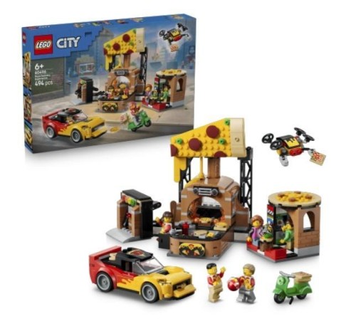 LEGO(R) CITY 60496 Pizza Delivery Experience...