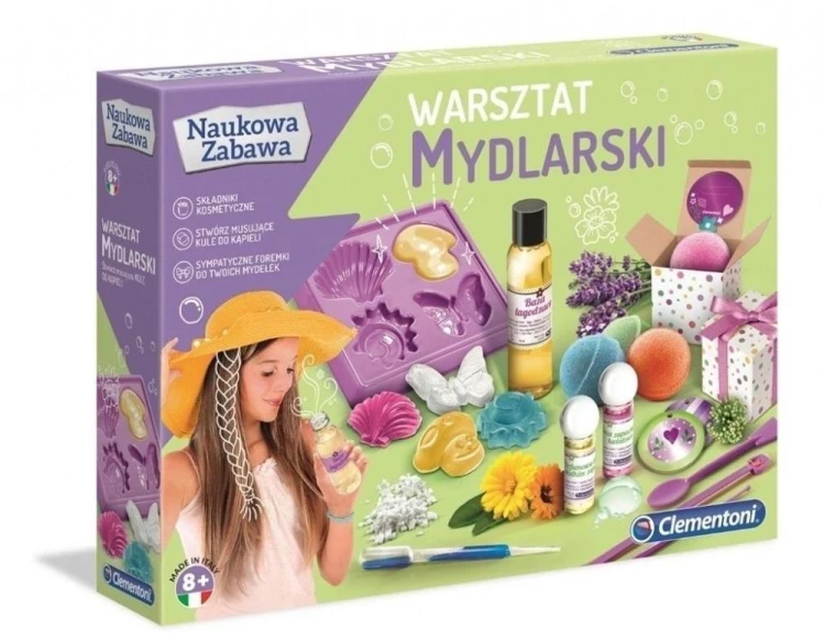 Naukowa zabawa. Warsztat mydlarski, Clementoni