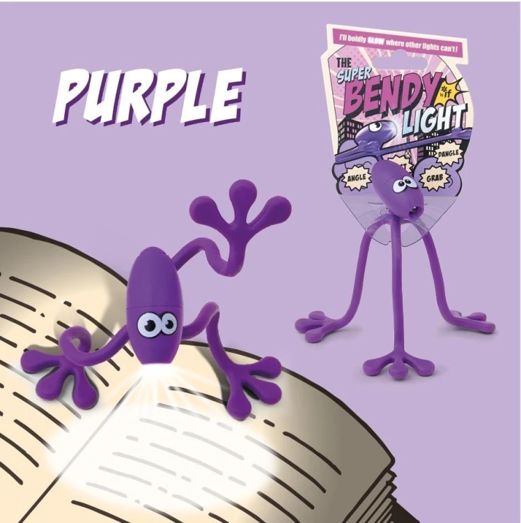 Super Bendy Lampka do książki - fioletowa, IF