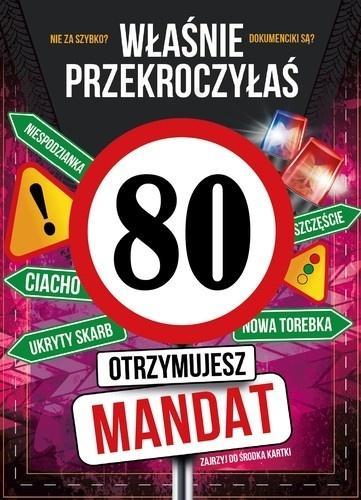 Karnet Urodziny 80