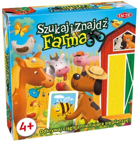 Gra planszowa Farma - szukaj i znajdź, Tactic