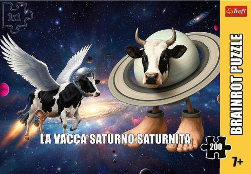 Puzzle 200 La Vacca Saturno Saturnita TREFL, Trefl
