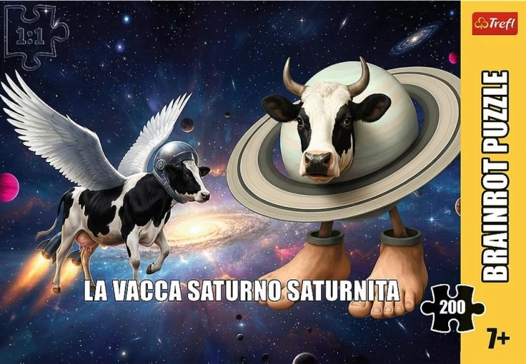 Puzzle 200 La Vacca Saturno Saturnita TREFL, Trefl