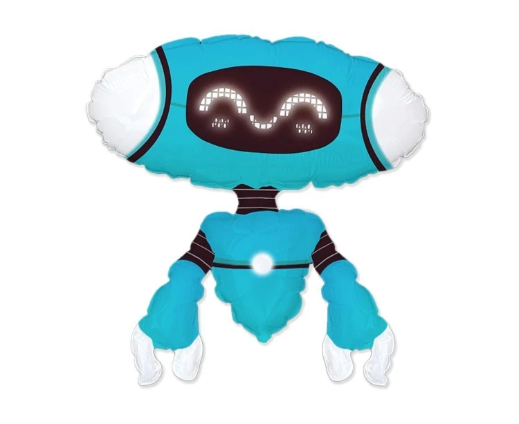 Balon foliowy Robot Blue 60cm