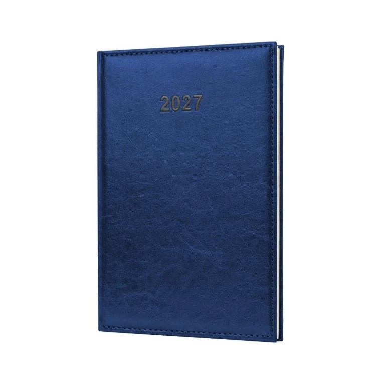 Kalendarz 2027 A4 Agenda Tygodniowy Granatowy