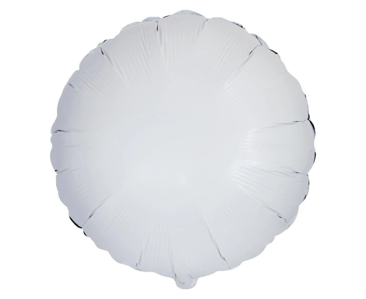 Balon foliowy Okrągły biały 45cm