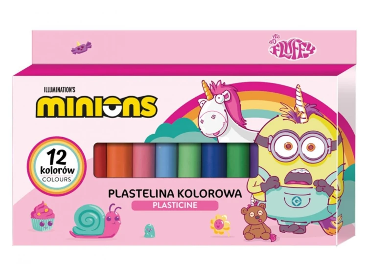 Plastelina Minionki 12 kolorów, Beniamin