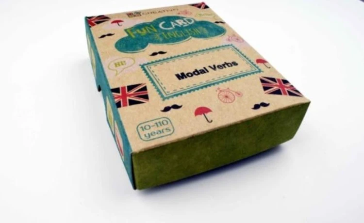 Fun Card English Modal Verbs CREATIVO, Creativo