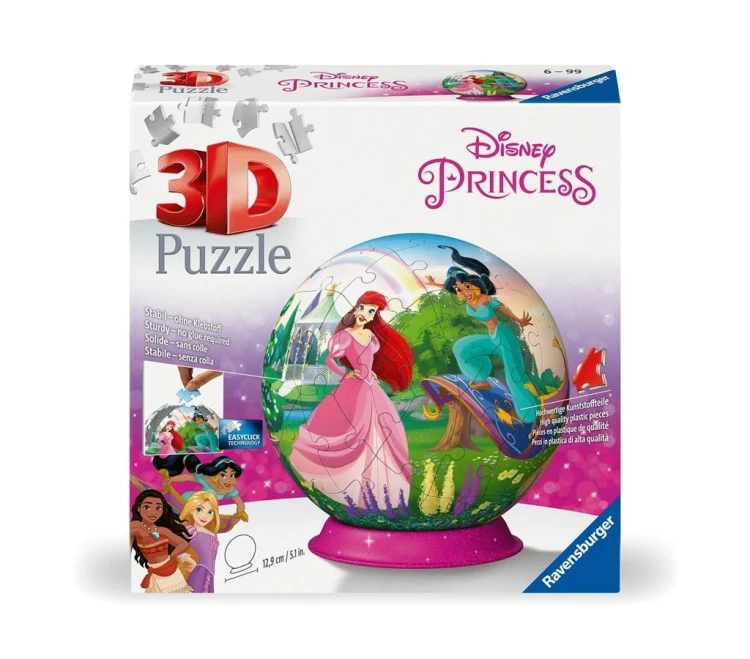 Puzzle 3D Kula: Księżniczki Disney'a, Ravensburger