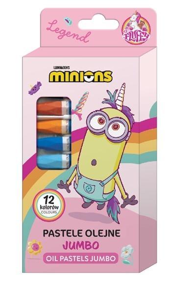 Pastele olejne Jumbo Minionki 12 kolorów, Beniamin