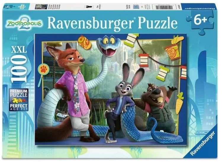 Puzzle dla dzieci 2D: Zwierzogród 2 100el