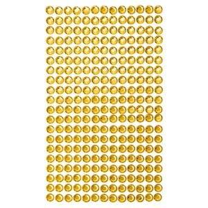 Kryształki samoprzylepne yellow 6mm 260szt