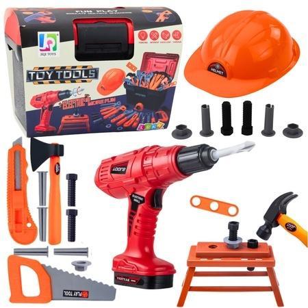 Zestaw majsterkowicza na baterie 55el, Leantoys