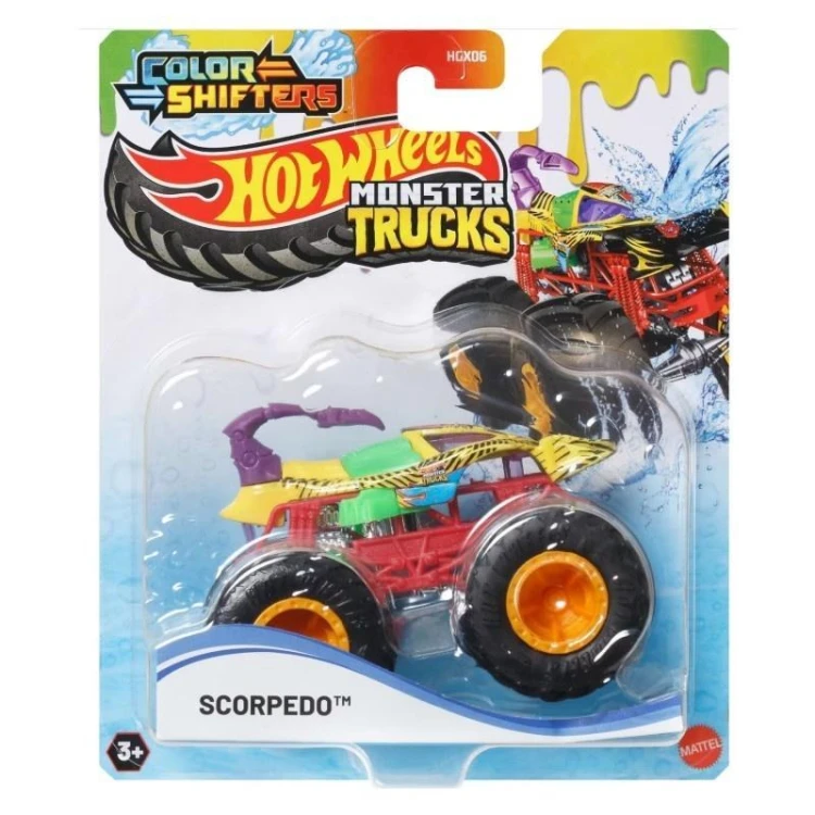 Hot Wheels Monster Trucks Colour Shifters, Mattel