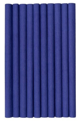 Bibuła marszczona granatowa 10szt 50x200cm HERLIZ