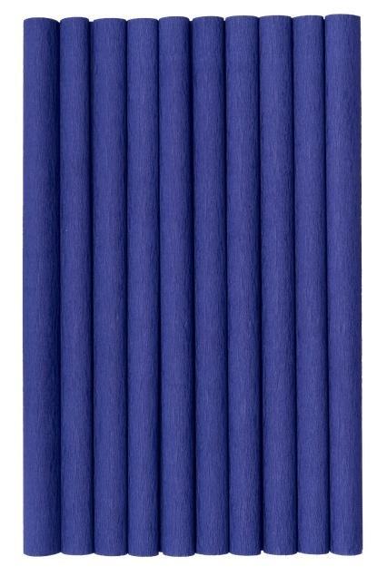 Bibuła marszczona granatowa 10szt 50x200cm HERLIZ