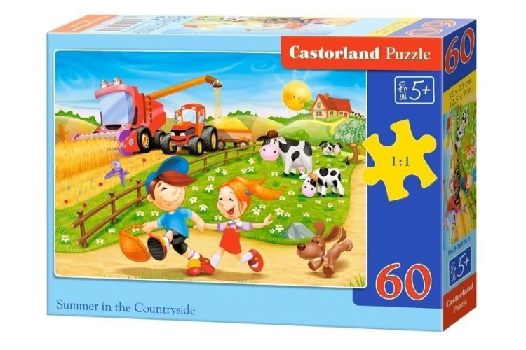 Puzzle 60 Lato na wsi CASTOR, Castorland