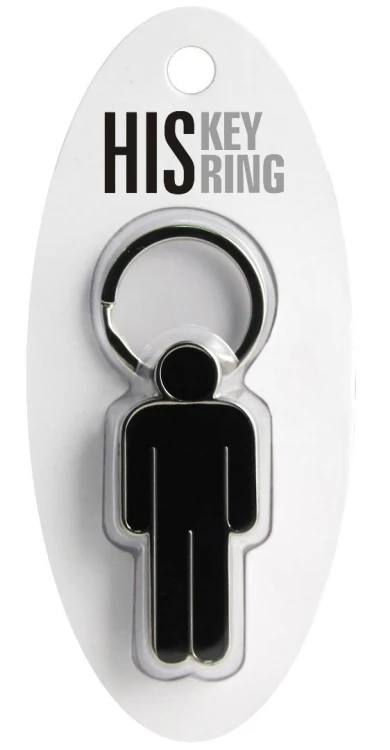His KEYRING - brelok do kluczy mężczyzna, IF