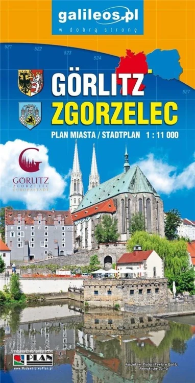 Plan - Zgorzelec/Gorlitz 1:11 000, praca zbiorowa