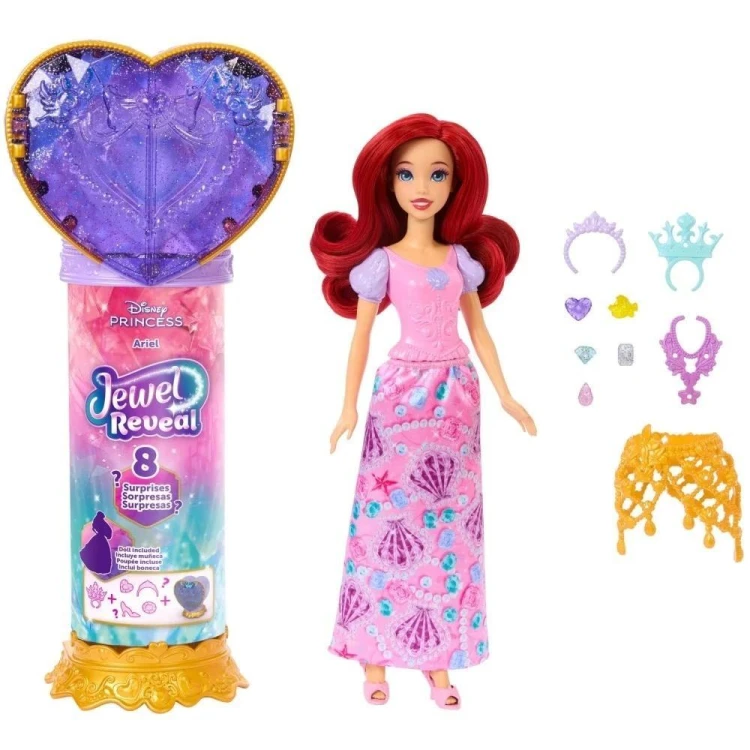 Disney Princess Jewel Reveal Arielka, Mattel