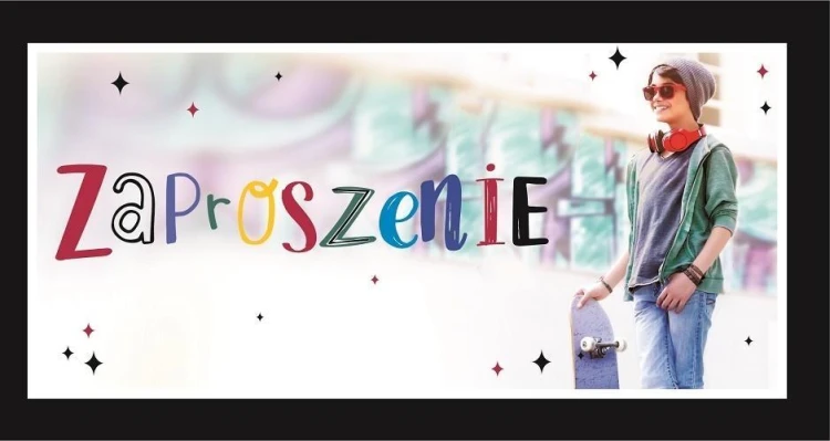 Zaproszenie Młodzieżowe (5szt)