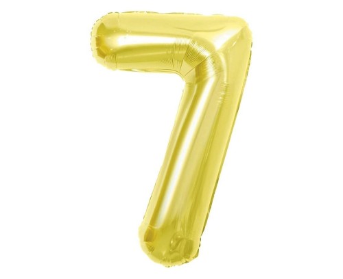 Balon foliowy B&C 7 Light gold 85cm