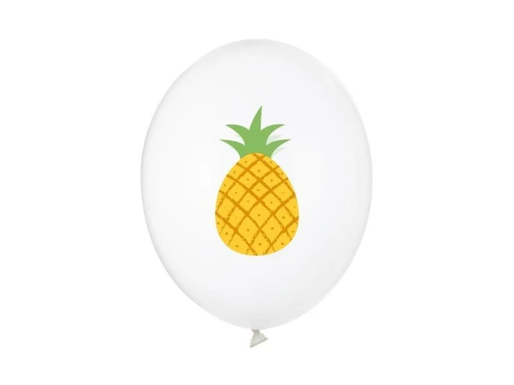 Balony Ananas Crystal Clear 30cm 50szt