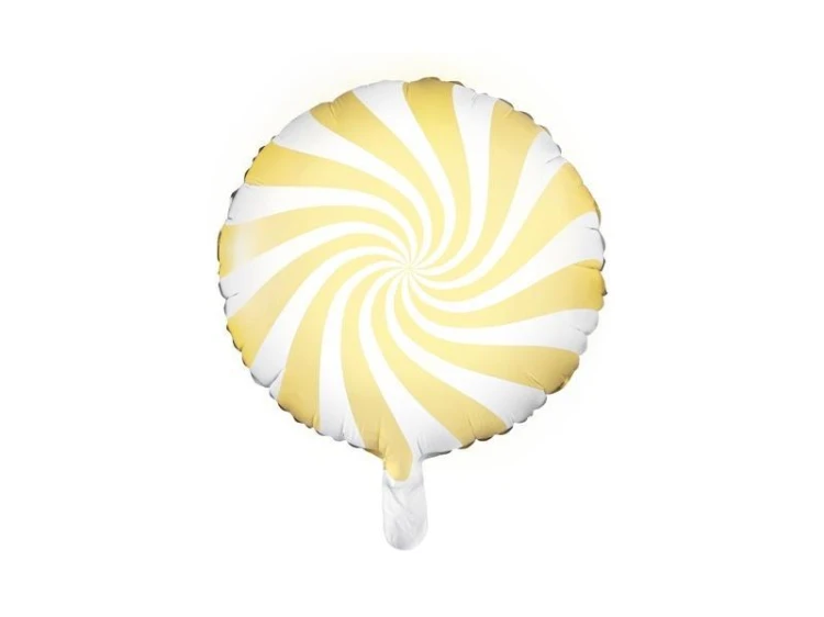 Balon foliowy Cukierek żółty 35cm