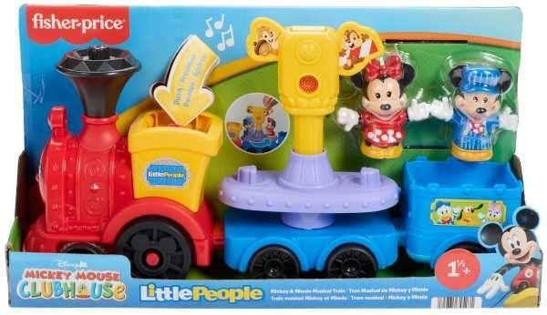 Muzyczny pociąg Myszki Miki i Minnie + 2 figurki