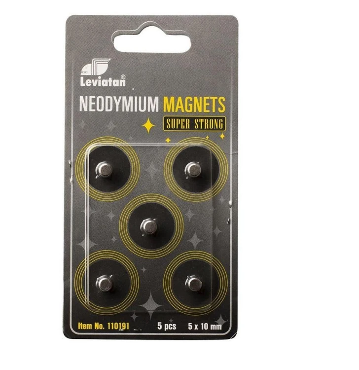 Magnesy neodymowe 5szt LEVIATAN, LEVIATAN