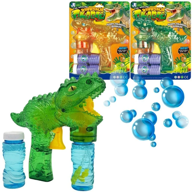 Pistolet dinozaur na bańki na baterie, Trifox
