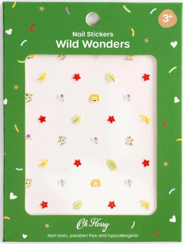 Naklejki na paznokcie dla dzieci Wild Wonders