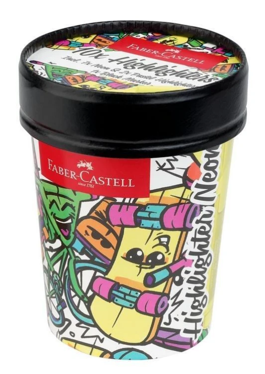 Zakreślacze Textliner 10kol. FABER CASTELL
