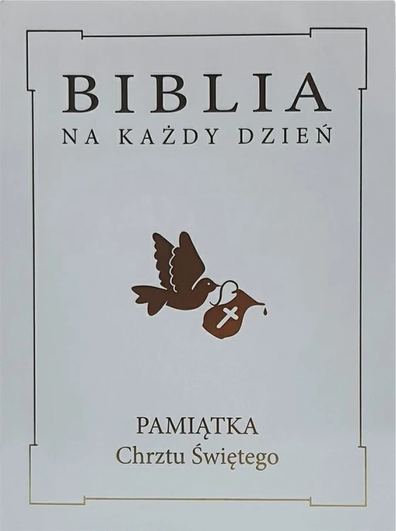 Biblia na każdy dzień. Chrzest złoto TW