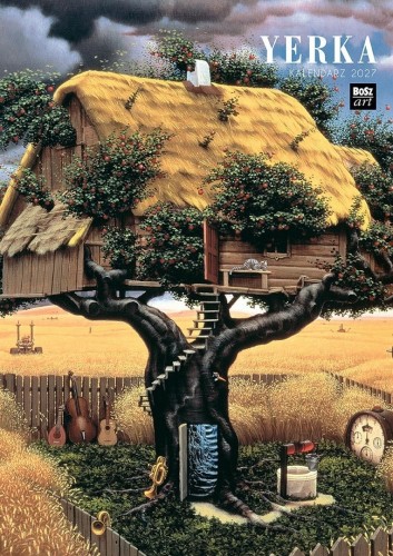Kalendarz 2027 Jacek Yerka wzór 1 A3