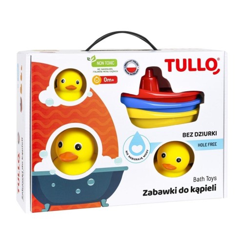 Zabawki do kąpieli 6szt, Tullo