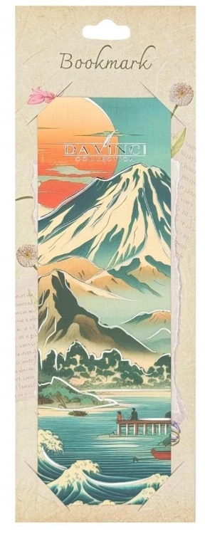 Zakładka złocona BNP502C04C Góra Fuji, DaVinci