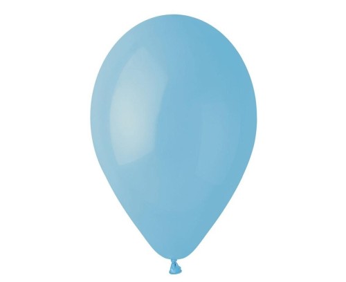 Balony Gemar pastel baby blue macaron 50szt