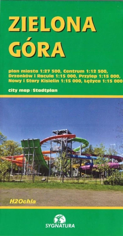 Plan miasta - Zielona Góra w.2026, praca zbiorowa