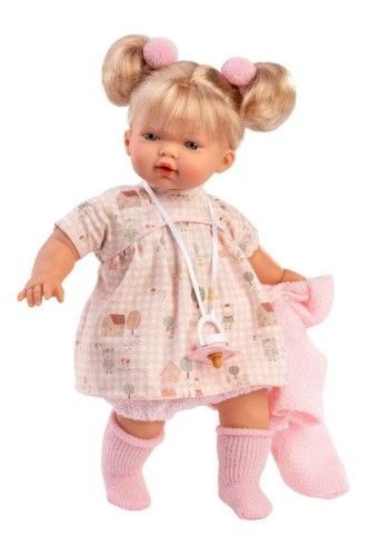 Płacząca lalka Roberta 33cm, Llorens