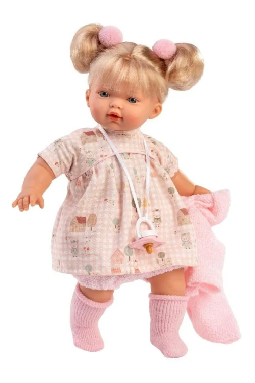 Płacząca lalka Roberta 33cm, Llorens