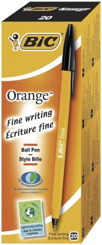 Długopis Orange Original czarny (20szt) BIC, BIC