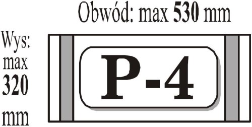 Okładka przylepiana P4 - Format A4 (50szt) IKS