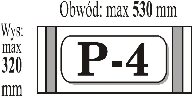 Okładka przylepiana P4 - Format A4 (50szt) IKS