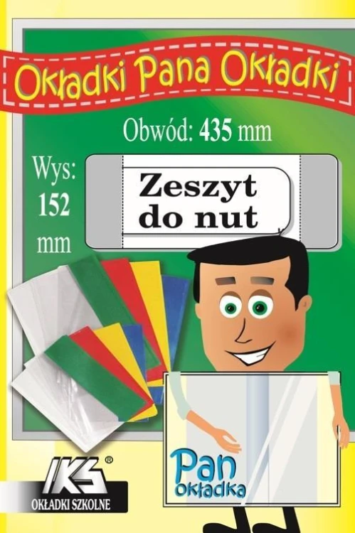 Okładka zeszytowa na nuty (25szt) IKS, IKS