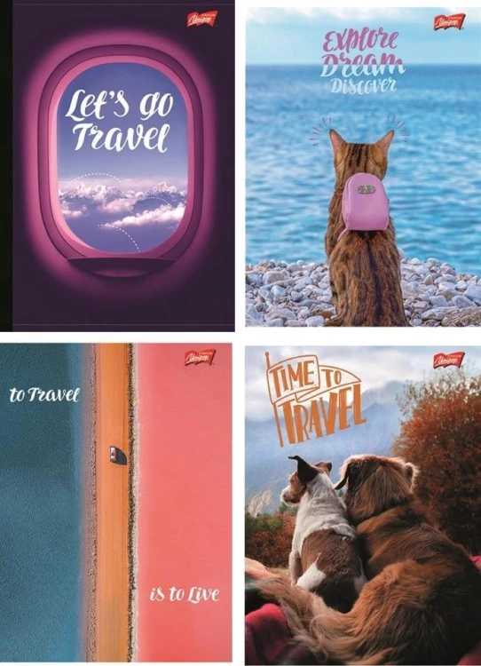 Zeszyt A5/60K linia Travel (10szt), UNIPAP