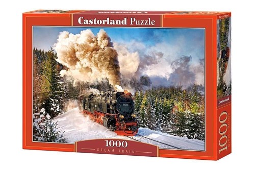 Puzzle 1000 Kolej parowa CASTOR, Castorland
