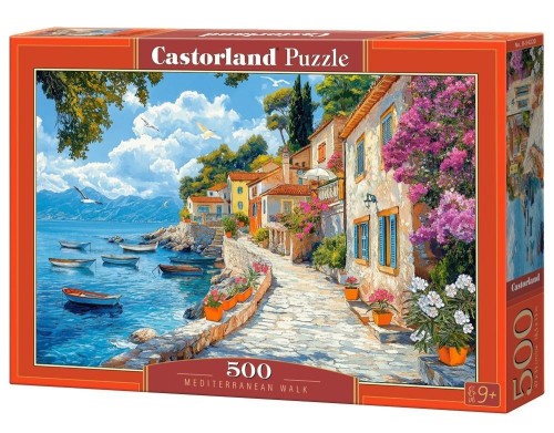 Puzzle 500 Mediterranean Walk CASTOR, Castorland